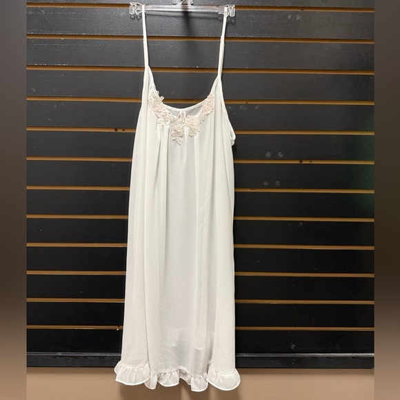 Gilligan & O'Malley Other - Gilligan & O’Malley Ivory Lace Sleep Dress Nightgown XL